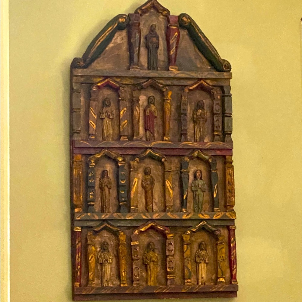 Beautiful hand carved saints from Mexico
